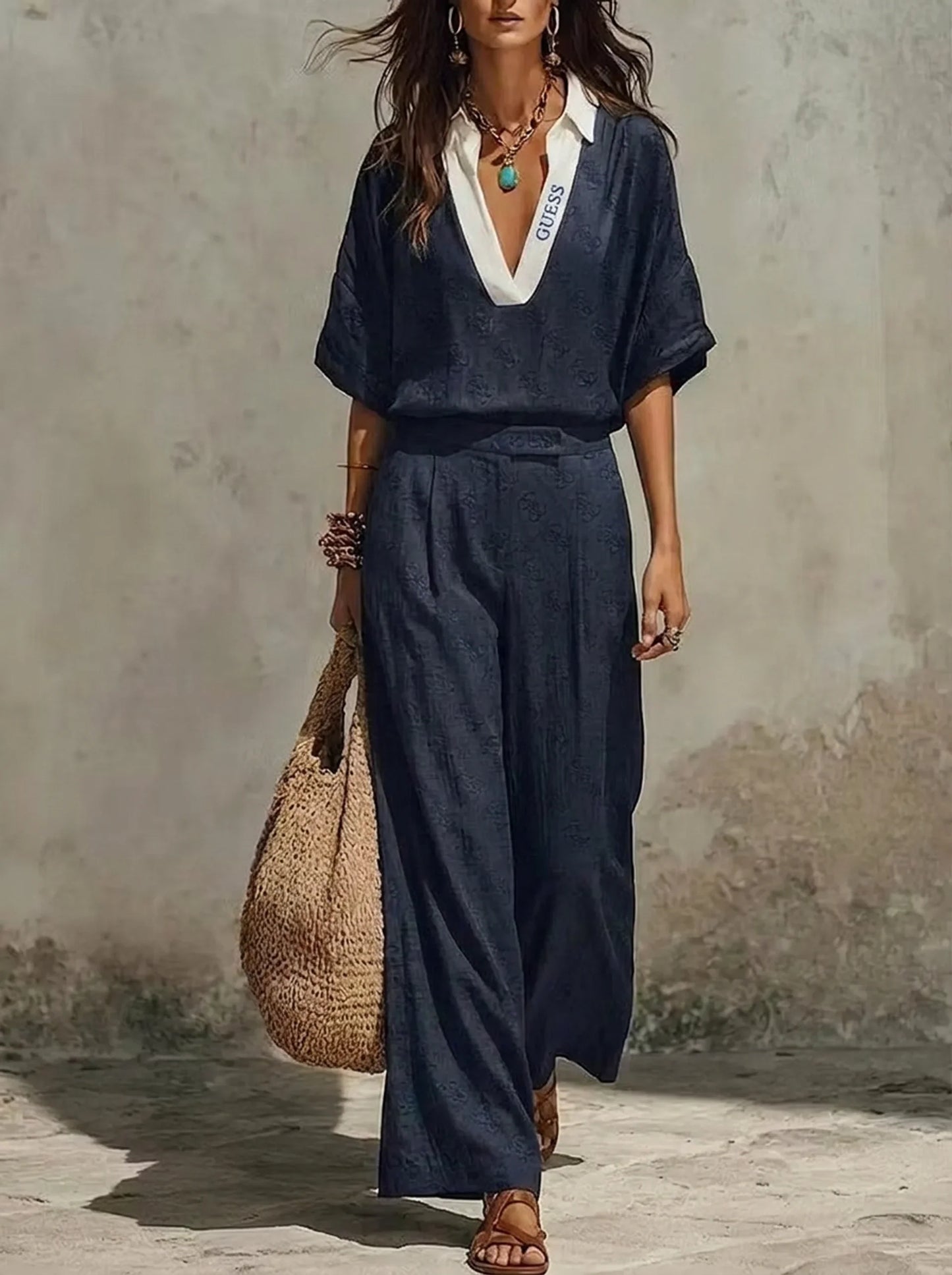 Coordinato Guess in puro cotone - Maglia + Pantalone IN OMAGGIO