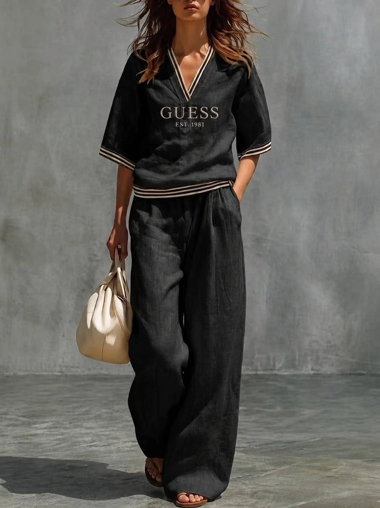 Coordinato Guess in puro cotone - Maglia + Pantalone IN OMAGGIO