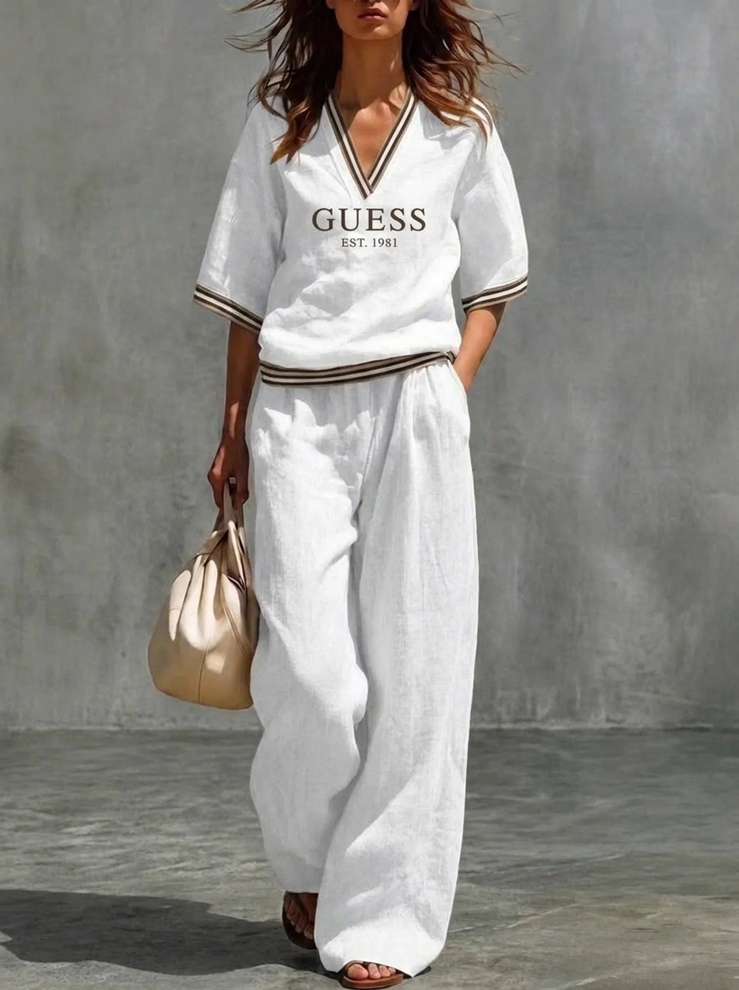 Coordinato Guess in puro cotone - Maglia + Pantalone IN OMAGGIO