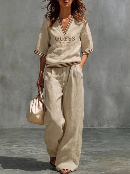 Coordinato Guess in puro cotone - Maglia + Pantalone IN OMAGGIO