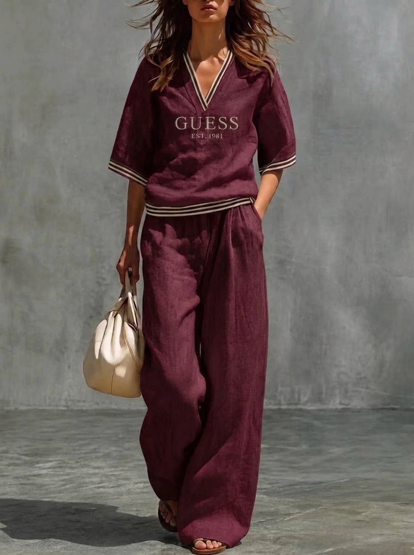 Coordinato Guess in puro cotone - Maglia + Pantalone IN OMAGGIO