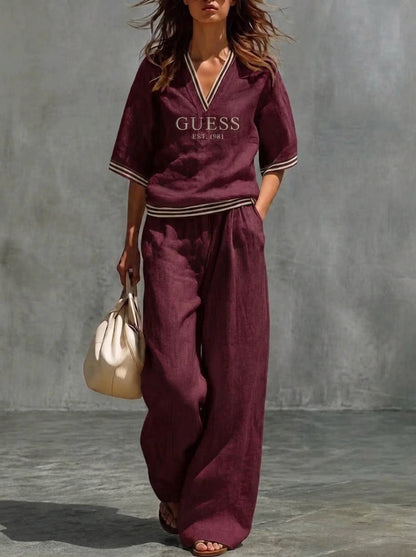 Coordinato Guess in puro cotone - Maglia + Pantalone IN OMAGGIO