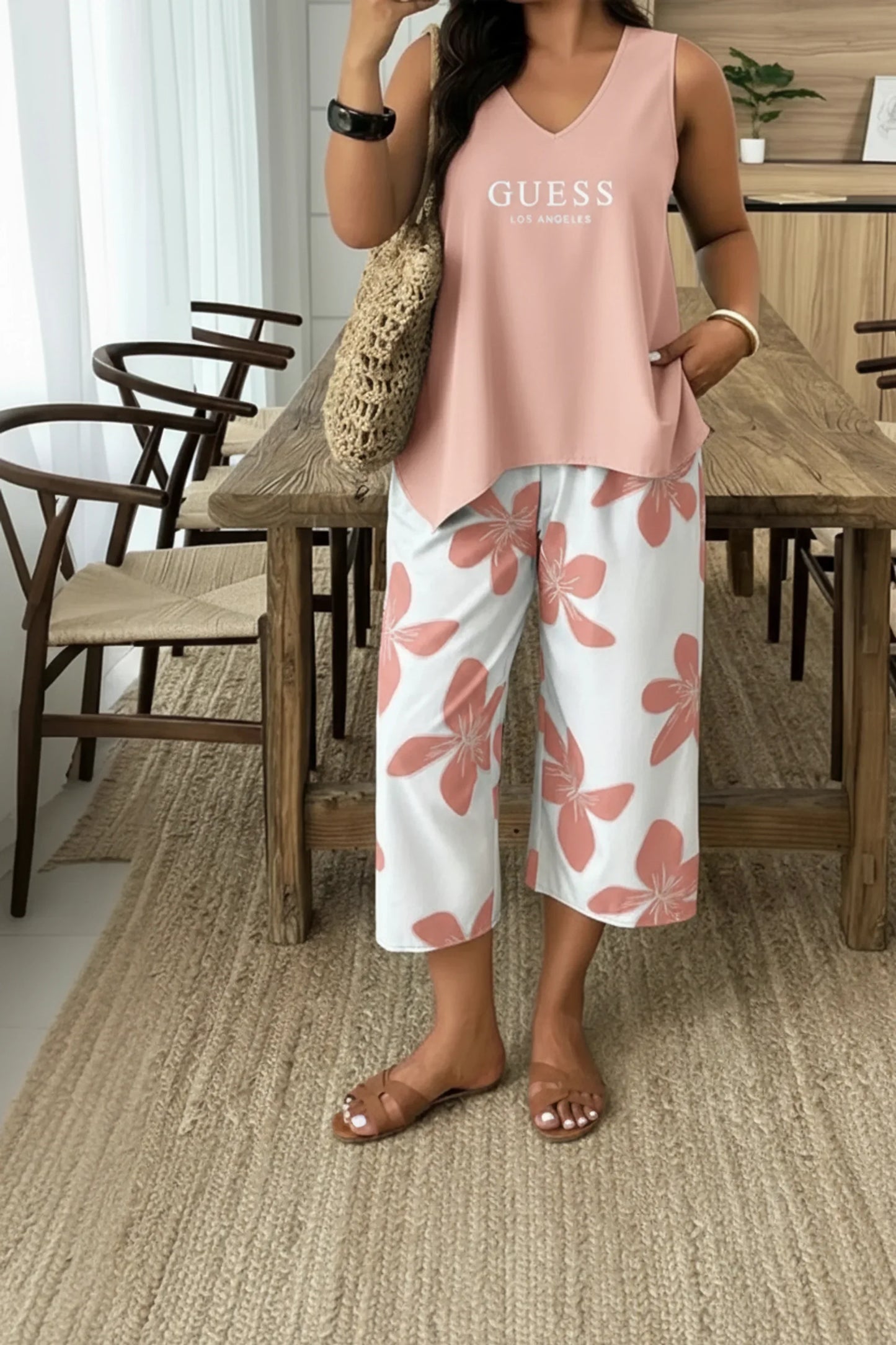 Coordinato Guess in puro cotone - Maglia + Pantalone IN OMAGGIO