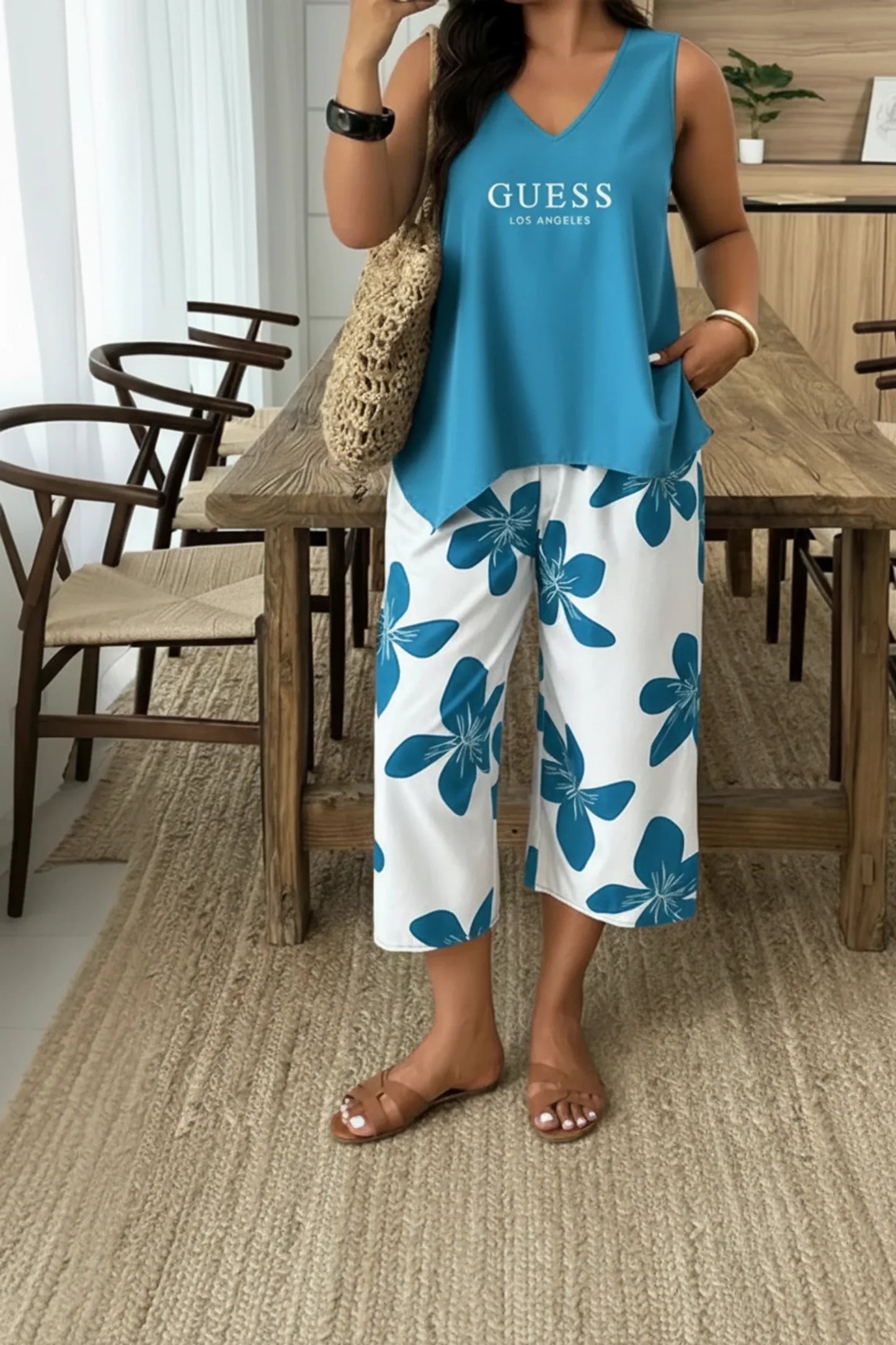 Coordinato Guess in puro cotone - Maglia + Pantalone IN OMAGGIO